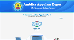 Desktop Screenshot of ambikaappalamdepot.com