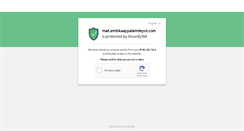 Desktop Screenshot of mail.ambikaappalamdepot.com
