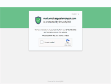 Tablet Screenshot of mail.ambikaappalamdepot.com